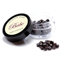 Babe Silicone Beads Dark Chocolate 100 Pieces - £17.70 GBP