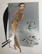 Donna Karan Fashion Page Paper Print Designer Collections Nordstrom 8x11 - $55.72