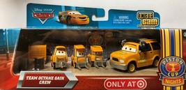 Disney Pixar Cars Team Sets Octane Gain Chief, pitties &amp; tool box - $74.99