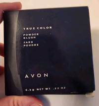 Avon True Color Powder Blush .22 oz RETIRED - Coral Myth New In Box  - £11.36 GBP