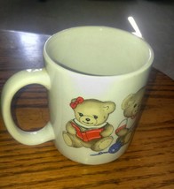 Vintage World Bazaars Inc Bears Christmas Holiday Santa Coffee Mug Tea Cute - £15.68 GBP