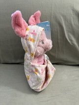 Disney Parks Baby Piglet in a Hoodie Pouch Blanket Plush Doll New image 11