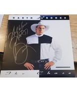 Signed GARTH BROOKS Autographed lp Country Music w/ COA - The Chase ALBU... - £117.26 GBP
