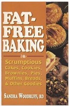 (F20B1) Book Fat-Free Baking Sandra Woodruff  - $14.99