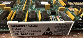 SIEMENS DEMATIC CONTROL BOARD 502-01246-00 - $346.45