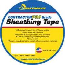 Perma &quot;R&quot; Products Tape Sheathing Wht 1.87inx55yd - $33.75 CAD