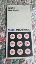 1971 Idaho Montana Mobil Travel Map - $3.95