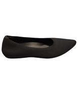 Arromic Pointed Toe Ballet Flats Womens 7 Black Stretchable Knit Casual ... - $35.97