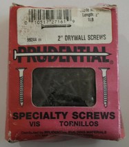 Prudential Bugle Head 2&quot; Drywall Screws 1 lb, Vintage - £6.31 GBP