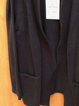  ZARA Boys, 9-10, Navy,Open Sweater with two pockets.Cotton/Nylon. NEW w... - $18.00