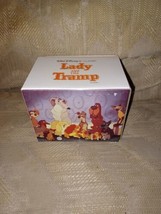 Walt Disney Lady &amp; The Tramp Coffee Mug With Box Vintage VTG Used Made I... - £17.02 GBP