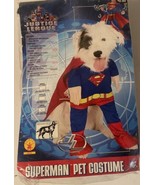 Justice League Dog Superman Halloween Costume Clothes L 18-20” - $20.00