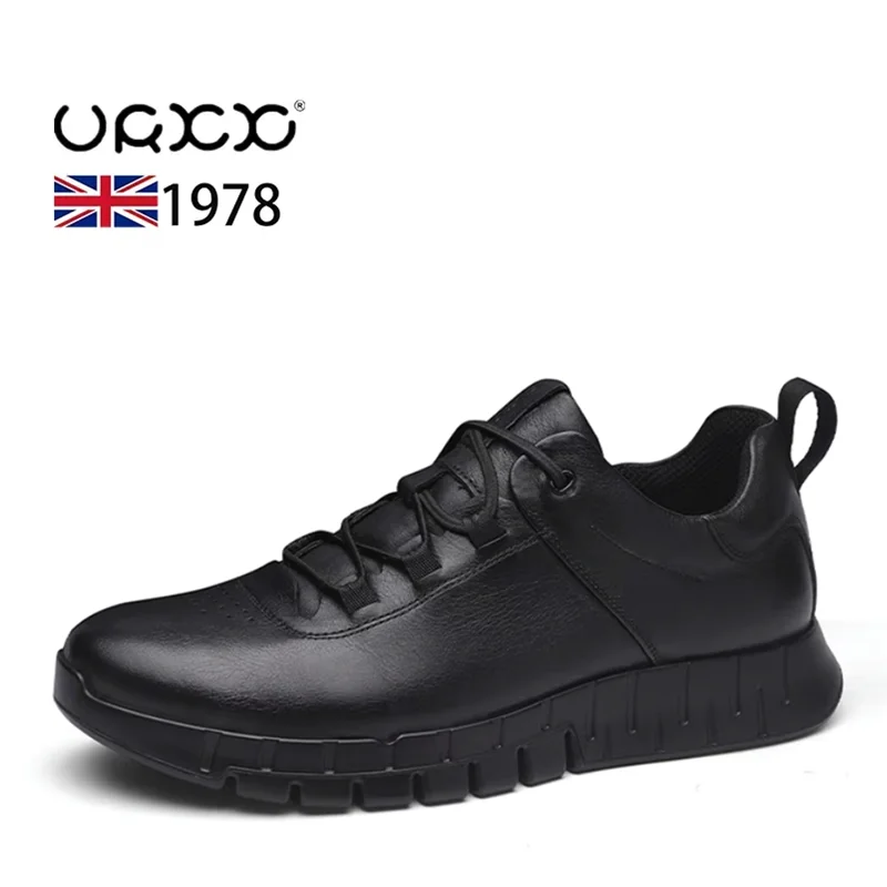 Men Shoes High-end Genuine Leather Outdoor Casual Sneakers Shoes Non-sli... - $121.44