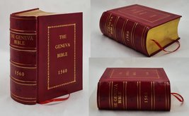 Geneva Bible-OE: The Bible Of The Protestant Reformation [Premium Leather Bound] - £218.72 GBP