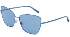 Dolce&amp;Gabbana Simply Superb Sunglasses Blue Thin Frames 62-16-140 DG2208... - $194.04