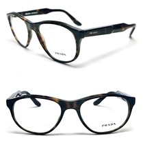 PRADA JOURNAL PR12SV Dark Brown Havana Oval Eyeglasses Optical Frame 52 ... - £200.27 GBP
