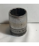 Vintage S-K 40128  7/8&quot; Knurled Socket, 1/2&quot; Drive, 12 Point - $7.72 CAD