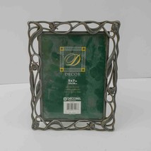 Picture Frame Floral Design Metal for 5x7 - $48.54