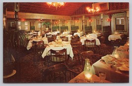 Last Chance Saloon Dining Room Rod&#39;s Bar Ranch House New Jersey Vintage Postcard - £10.85 GBP