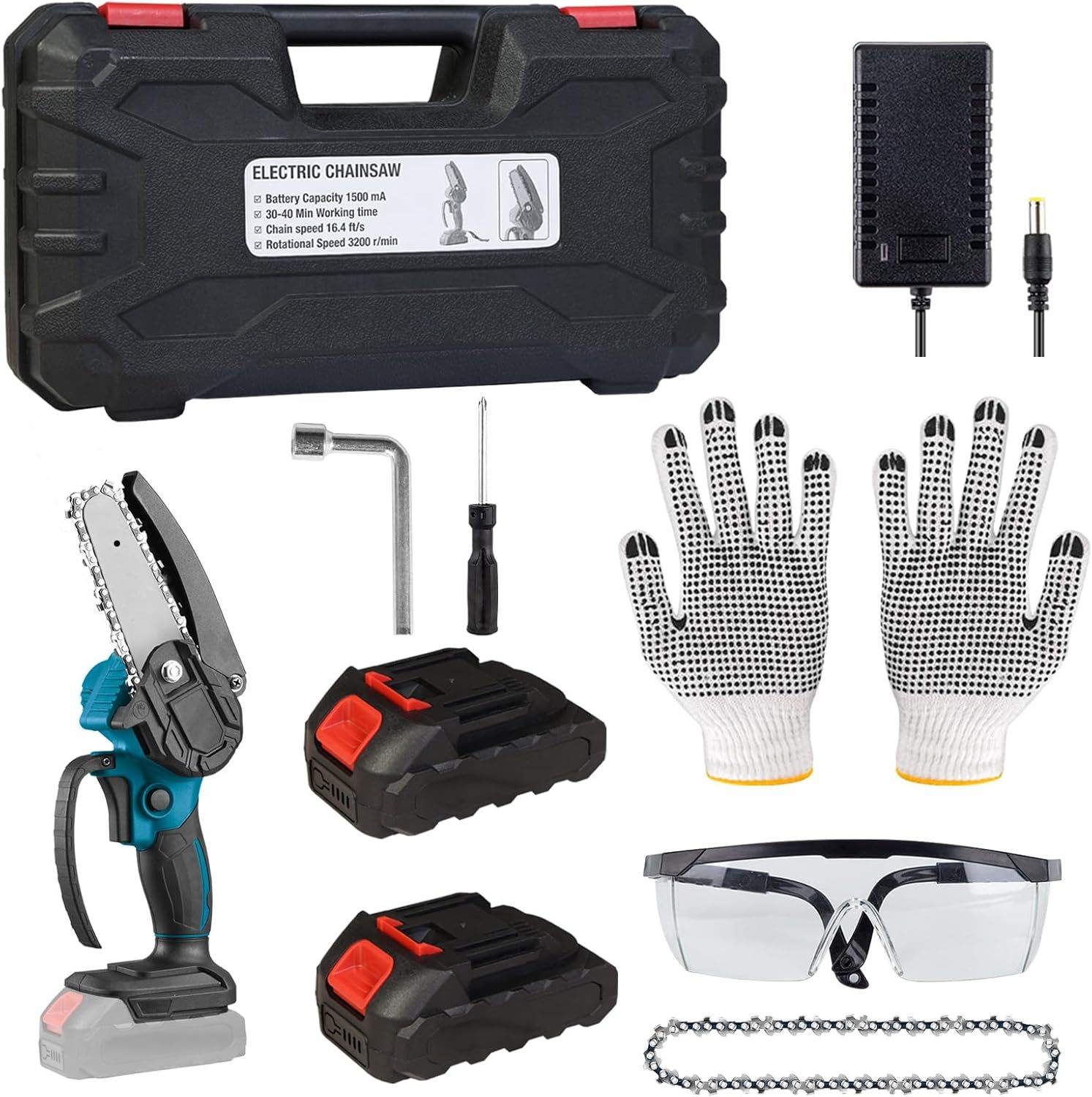 Tce Acp01U Torin 4&quot; Mini Cordless Chainsaw: Portable Electric (Battery, ... - $49.95
