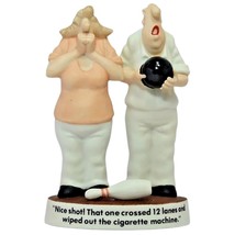 Bowling Humor Nice Shot by Jim Unger HERMAN Porcelain Figurine First Issue 5.5&quot; - £17.15 GBP