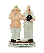 Bowling Humor Nice Shot by Jim Unger HERMAN Porcelain Figurine First Iss... - $22.95