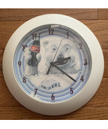 Coca Cola Polar Bear Coke Clock 1997 - $25.00