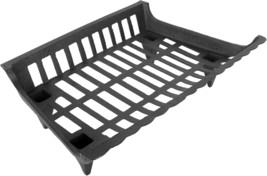 Fireplace Grate 24 in. Cast Iron Heavy-Duty 3 in. Clearance Maximum Airflow - $124.80 CAD