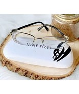 Nine West Eyeglasses NW1047 035 Frames Belt Buckle Black Silver Glasses EUC - $33.66