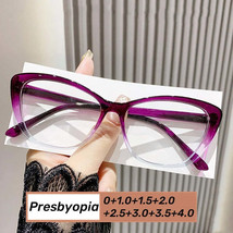 Trendy Luxury Cat Eye AntiBlue Light Reading Glasses - £21.59 GBP