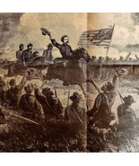 1864 General Sherman Civil War Dallas Wood Engraving Centerfold Victoria... - $2,474.94 MXN