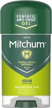 Mitchum Clear Gel Antiperspirant &amp; Deodorant for Men, Mountain Air - 3.4 oz - £18.37 GBP