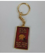 Vintage Johanna Bayfair Mall &amp; Willows Shopping Center Red &amp; Gold Tone K... - $5.45