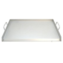 Comal Thick Stainless Steel Griddle Flat Top Rectangular Grill Plancha Comal - £129.08 GBP