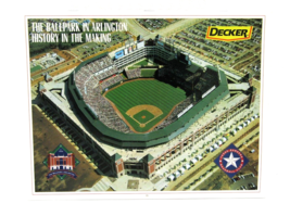 1994 MLB The Ballpark in Arlington History Calendar Texas Rangers Baseball SGA - £11.70 GBP