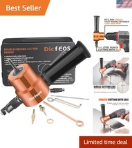 Heavy Duty Nibbler for Sheet Metal &amp; Pipes - Drill Attachment for DIY &amp; ... - $51.00