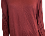NWT Chico's Cranberry Long Sleeve Pullover Sweater Round Neck Size 3 Fit... - $47.49