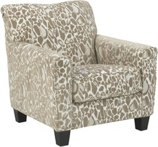 Dovemont Accent Chair With Animal Print By Ashley, Beige. - $584.96