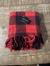 Robert Stanley Christmas Table Runner Throw 40" x 4" Buffalo Look-NEW-SH... - $49.38