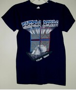 Elton John Concert Tour T Shirt Vintage 1980 Single Stitched Size Small - €93,80 EUR