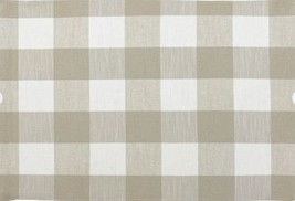 Set of 4 Same Fabric Kitchen Placemats(12&quot; x 18&quot;) BUFFALO CHECK,BEIGE,Honeybloom - £15.56 GBP