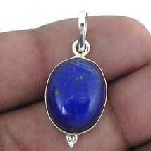 925 Argent Sterling Penant Collier Lapis Lazuli Main Chaton Bijoux PS-1481 - £36.07 GBP