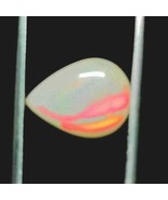 Opal Pear Shape Stone, Natural Ethiopian Opal Cabochon Welo Fire Opal Lo... - $50.00