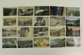 Vintage 20PC Postal History Postcards Lot SWITZERLAND to France &amp; Germany - £19.08 GBP