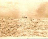 RPPC Steamer Fishing Boat In Ice Alaska AK UNP 1920s Postcard D11 - $17.77