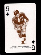 1963 Stancraft Green Backs #5-SPADES Charley Conerly Nmmt Ny Giant *SBA12801 - £11.71 GBP