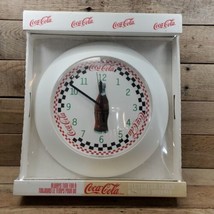 Brand New Vintage 1997 Coca Cola Wall Clock Checker Board Classic 38001 - £25.80 GBP