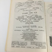 1943 Center Theatre Rockefeller Center &#39;Stars on Ice&#39; Sonja Henie &amp; Arthur Wirtz - £15.01 GBP