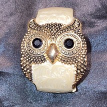 Vintage 70’s Gold Plated Owl Art Deco Cuff Bracelet - £31.13 GBP