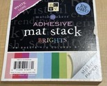 DCWV Matchmakers Adhesive Mat Stack Brights 6X6 48 Sheets Sticker Paper ... - £4.63 GBP
